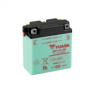 Yuasa Akumuliatorius 6N11A-3A 6V 11.6Ah 122x62x131