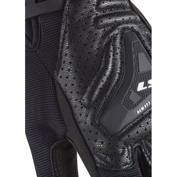 LS2 ALL TERRAIN TEKSTILINĖS VYRIŠKOS PIRŠTINĖS -  JUODA/PILKA/RAUDONA S