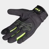 LS2 KUBRA ANTHRACITE plonos vasarinės vyriškos motociklisto pirštinės juoda/geltona L