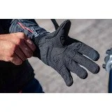 LS2 KUBRA plonos vasarinės vyriškos motociklisto pirštinės - juoda M