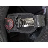 LS2 FF327 CHALLENGER SOLID UŽDARAS MATINIS JUODAS ŠALMAS M