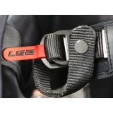 LS2 MX700 SUBVERTER ARCHED ŠALMAS JUODA PILKA L