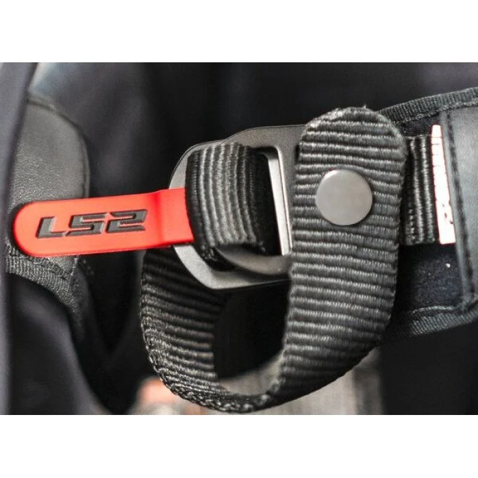 LS2 MX700 SUBVERTER ARCHED ŠALMAS JUODA PILKA L