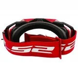 LS2 AURA ENDURO SERIES MOTOKROSO AKINIAI SU SKAIDRIU STIKLIUKU - RAUDONA