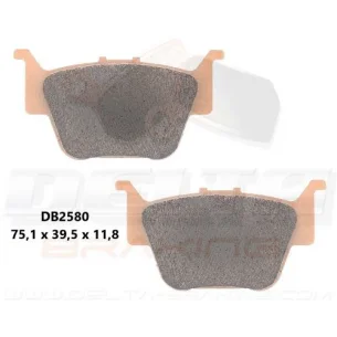DELTA BRAKING stabdžių trinkelės kaladėlės Honda TRX 450 450 500 520 650 680 DL057 (alt. DP944 DP961 FA373 FDB2182)