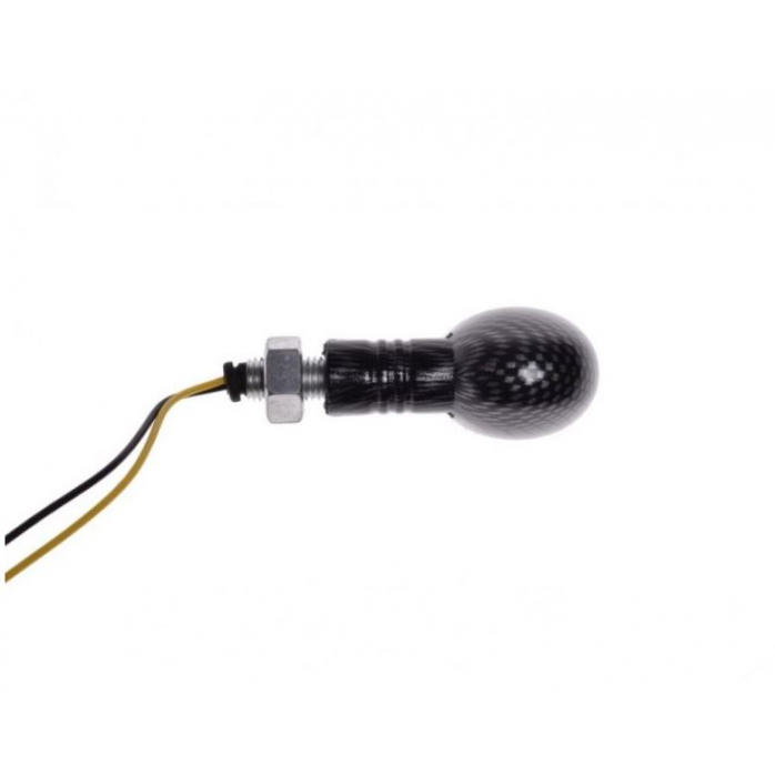 WM Posūkio žibintas CLEAR LENS, LED, CARBON-LOOK, LH