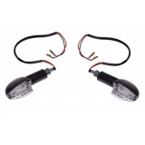 WM Posūkio žibintas BLACK CLEAR LENS, LED, BLACK
