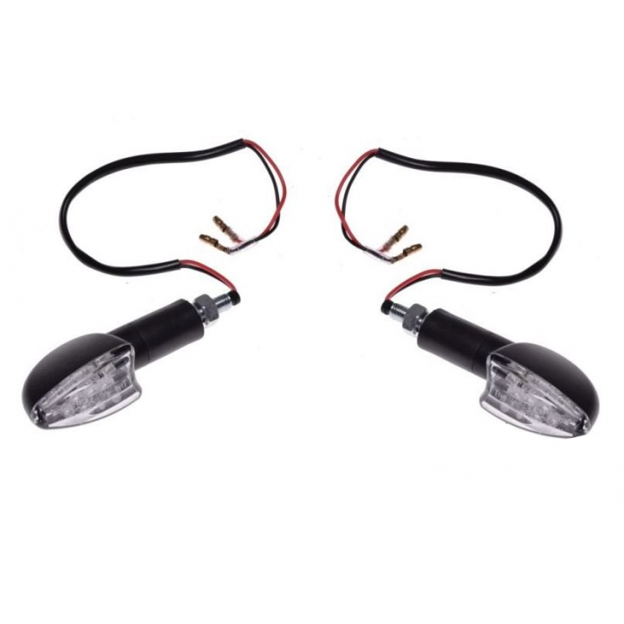 WM Posūkio žibintas BLACK CLEAR LENS, LED, BLACK