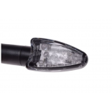 WM Posūkio žibintas BLACK CLEAR LENS, LED, BLACK