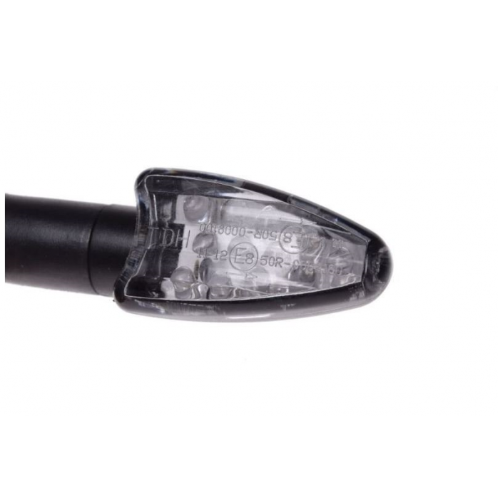 WM Posūkio žibintas BLACK CLEAR LENS, LED, BLACK