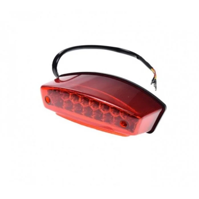 Universalus STOP LED Galimis žibintas su numerio apšvietimu M6x1.0 162x85x62mm