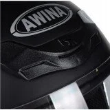 AWINA TN-8661 atviro tipo šalmas juodas - M