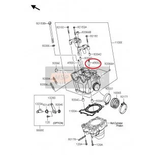 VOŽTUVO KREIPIANČIOJI SUZUKI RMZ 250 2004-2006 [OEM: K490020003]
