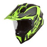 LS2 MX701 EXPLORER ALTER ŠALMAS GELTONA/JUODA S