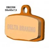 DELTA BRAKING Priekinės Stabdžių Kaladėlės DL271