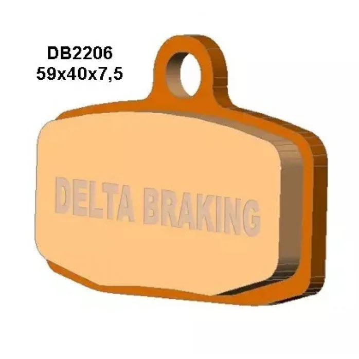 DELTA BRAKING Priekinės Stabdžių Kaladėlės DL271