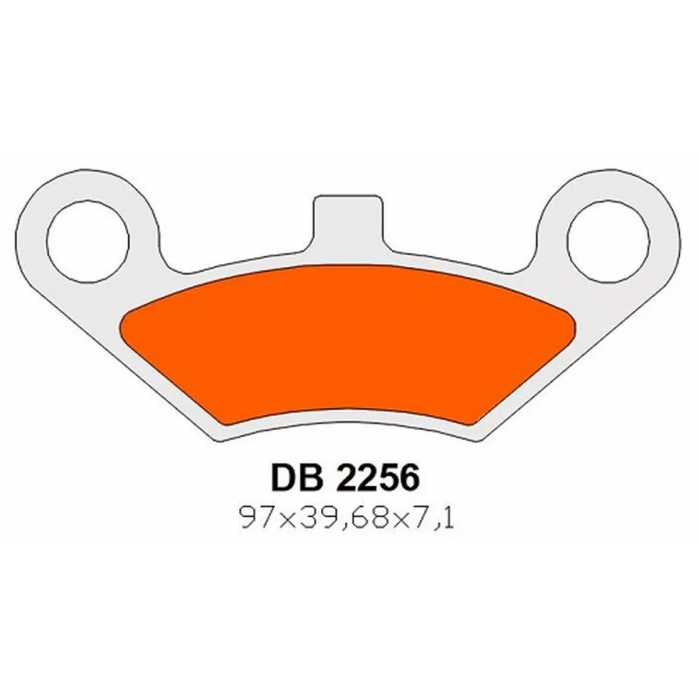  DELTA BRAKING DL316 Priekinės Stabdžių Kaladėlės  CF MOTO