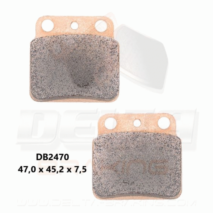 Stabdžių trinkelės DELTA BRAKING DL047 (alt. DP817 / FA137 / FDB2016 )