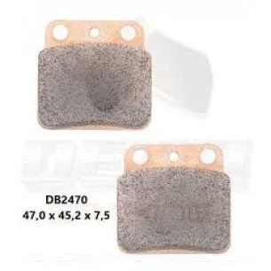 DELTA BRAKING galinės stabdžių trinkelės kaladėlės Arctic Cat 400 Kawasaki 400 Suzuki LT-T LT-Z 250 400 450 500 DL047 (alt. DP817 FA137 FDB2016)