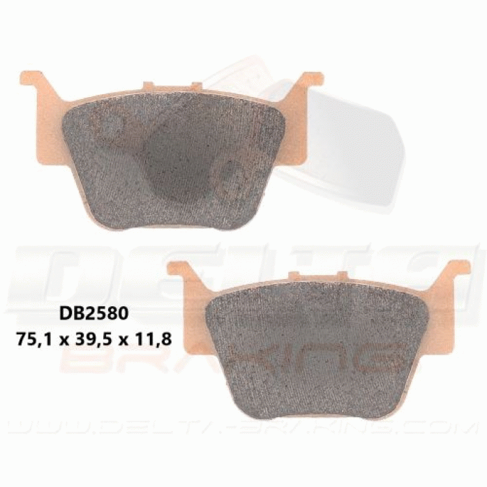 Stabdžių trinkelės DELTA BRAKING DL057 (alt. DP944;961 / FA373 / FDB2182 )