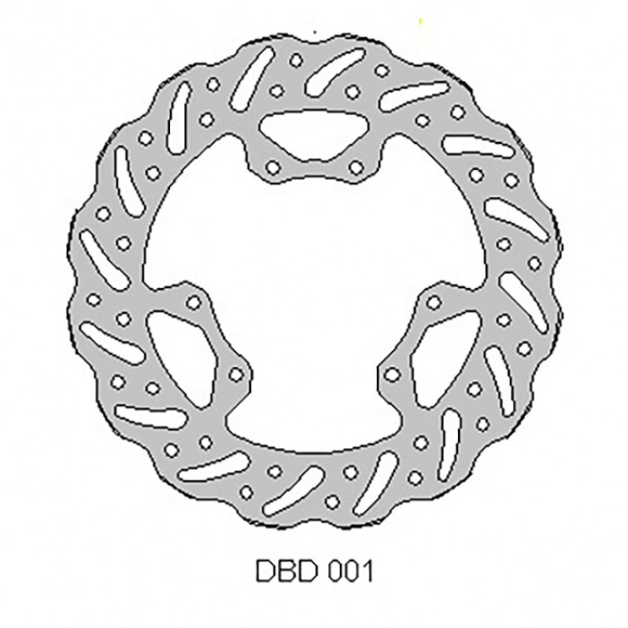 Stabdžių diskas G-Type DELTA BRAKING (alt. MD6003/MD6037C / MST301RAC / DF014 )