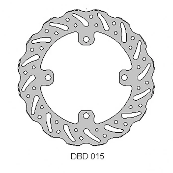 DELTA BRAKING G-Type galinis stabdžių diskas Kawasaki KX KX-F 125 250 450 RM-Z 250 d=260mm (alt. MD6208C MST339 DF179)