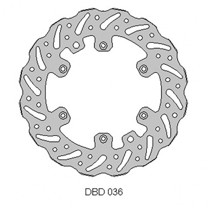 Stabdžių diskas G-Type DELTA BRAKING (alt. MD6032 / MST265RAC EC	/ DF606 )