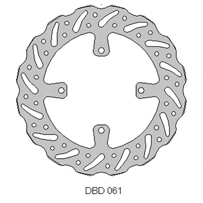 DELTA BRAKING G-Type priekinis stabdžių diskas Kawasaki KX 250 450 270mm (alt. MD6388C MST282 DF208)