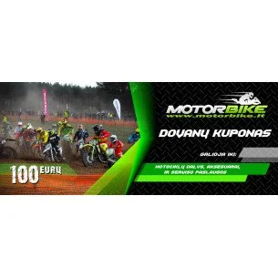 UAB MOTORBIKE DOVANŲ KUPONAS 100 EUR