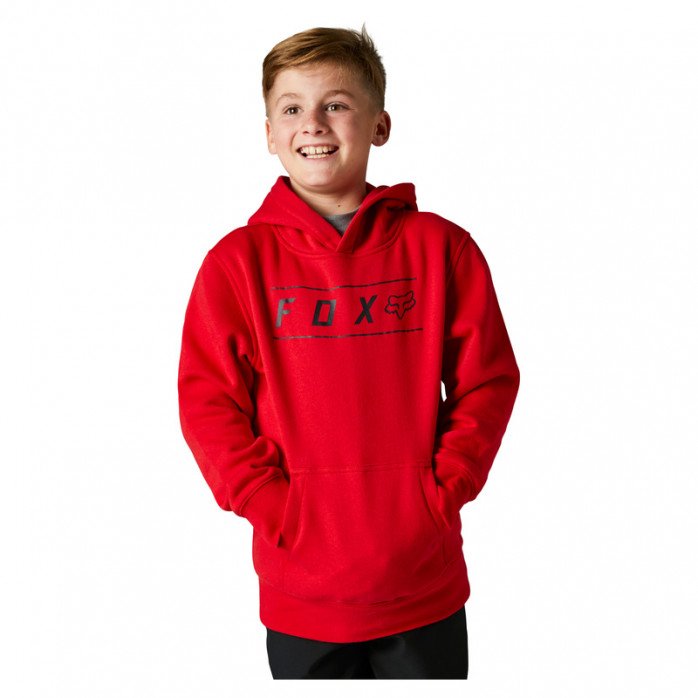 Youth Pinnacle Po Fleece Flame Red
