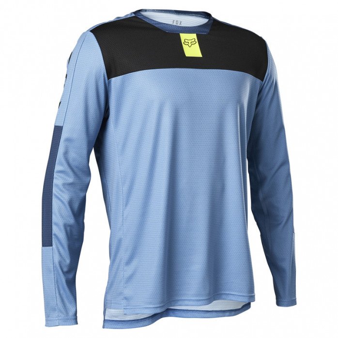 Defend Ls Jersey Foxhead Dusty Blue Defend Ls Jersey Foxhead Dusty Blue