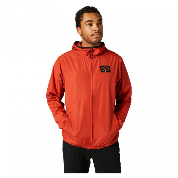 Calibrated Windbreaker Jkt Red Clay