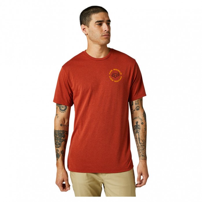 Pre Cog Ss Tech Tee Red Clay