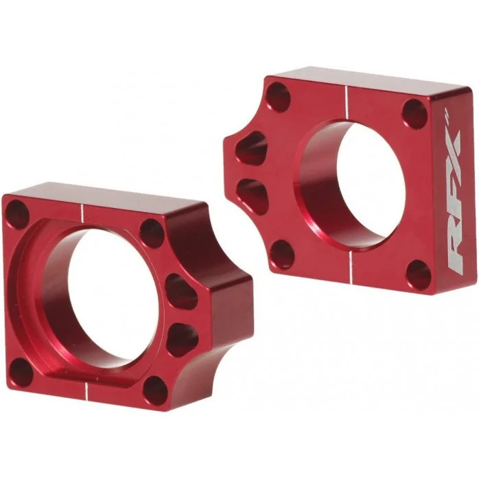RFX Pro galinės ašies reguliavimo blokai Raudona Honda CRF250/450 09-16