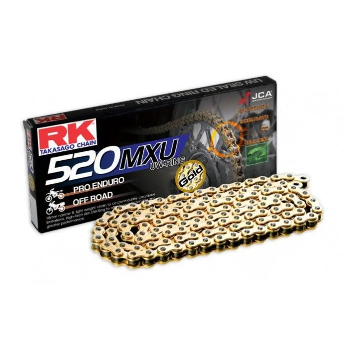 RK 520 MXU UW-Ring pavaros grandinė (120 narelių) - auksinė
