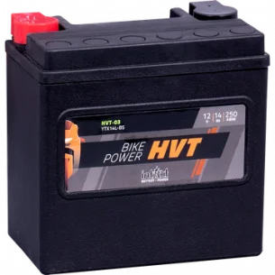 INTACT Akumuliatorius HVT-03 YTX14L-BS 12V 14Ah 250A 150x87x145