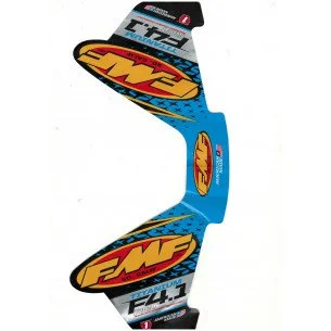 FMF F4.1 Titanium duslintuvo lipdukas