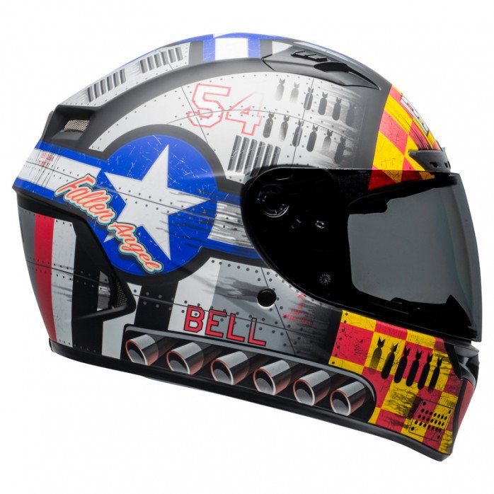 Bell Helmet Qualifier Dlx Mips Devil May Care Grey