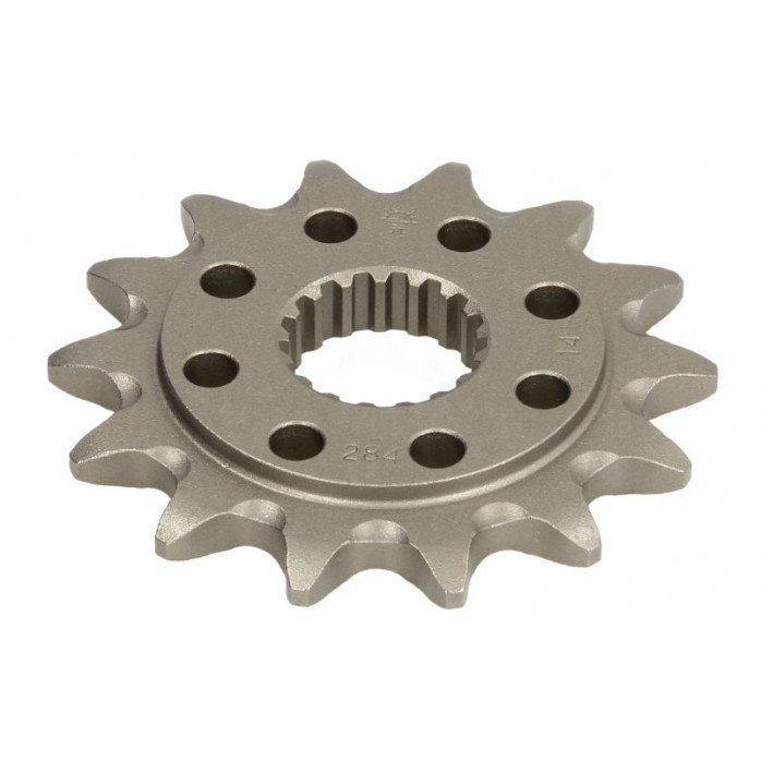 JT SPROCKETS priekinė žvaigždutė 14T HONDA CR, CRF, CRM, TRX 250-700 1987-2021