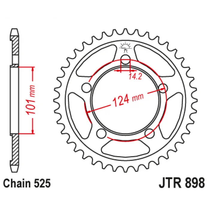 JT GALINĖ ŽVAIGŽDĖ 37T KTM