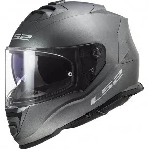 LS2 ŠALMAS FF800 STORM SOLID UŽDARAS ŠALMAS MATINĖ PILKA XL