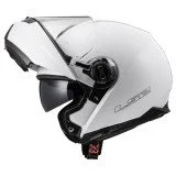 LS2 ŠALMAS FF325 STROBE BLIZGUS BALTA XS