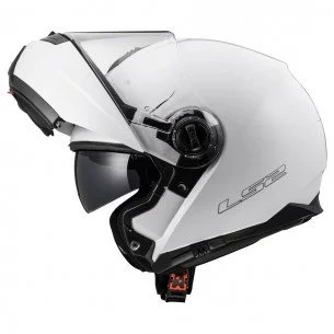 LS2 ŠALMAS FF325 STROBE BLIZGUS BALTA XS