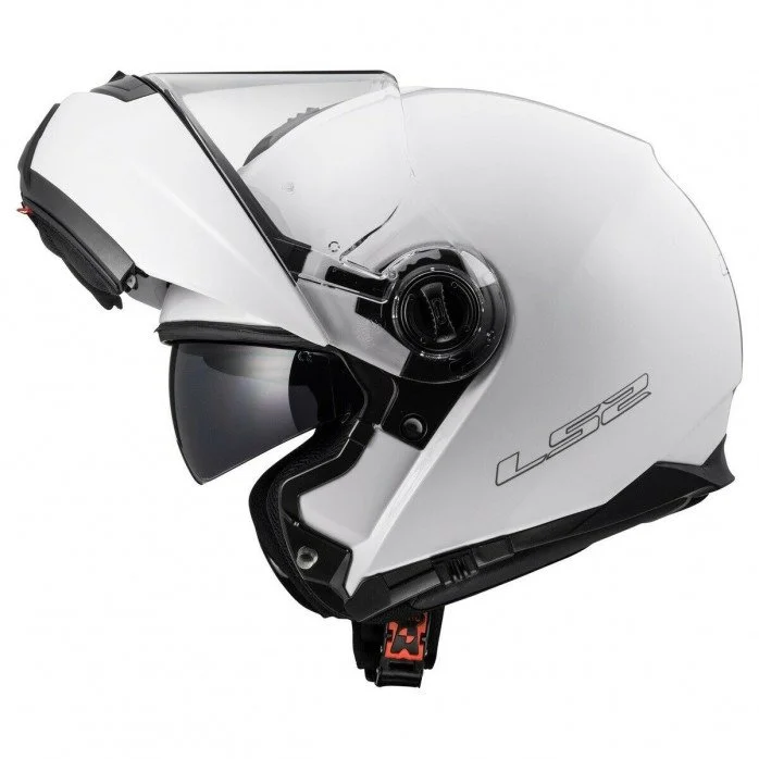 LS2 ŠALMAS FF325 STROBE BLIZGUS BALTA XS