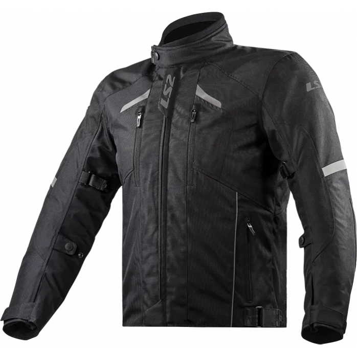 LS2 SERRA EVO VYRIŠKA STRIUKĖ JUODA 4XL