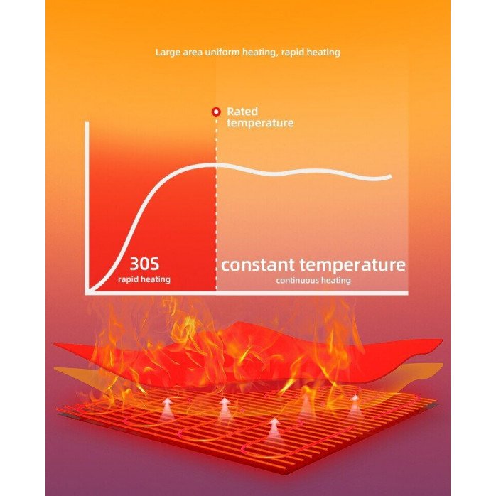 Rockbros Heated šildomos pirštinės - juoda - L