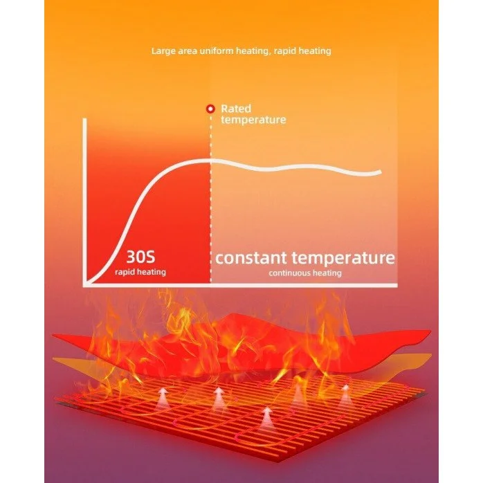 Rockbros Heated šildomos pirštinės - juoda - L Rockbros Heated šildomos pirštinės - juoda - L