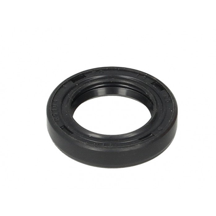 Oil Seal with Rubber Exterior 16x25x5 mm in NBR with one Seal-lip, one Dust Lip and Spring