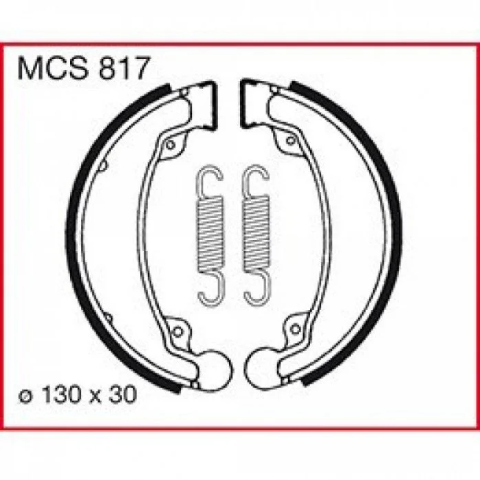 Stabdžių kaladėlės LUCAS MCS817