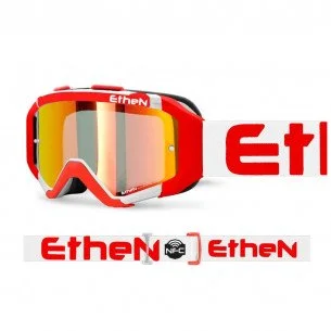 ETHEN MX05131 05R MOTOKROSINIAI AKINIAI RAUDONA /BALTA 50MM